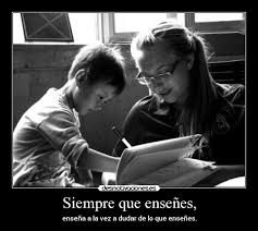 enseñar